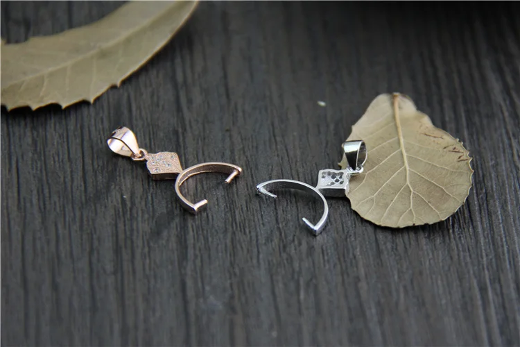 

Real 925 Sterling Silver Clip Clasps for Diy Pendant Making Fine Jewelry Accessories Findings