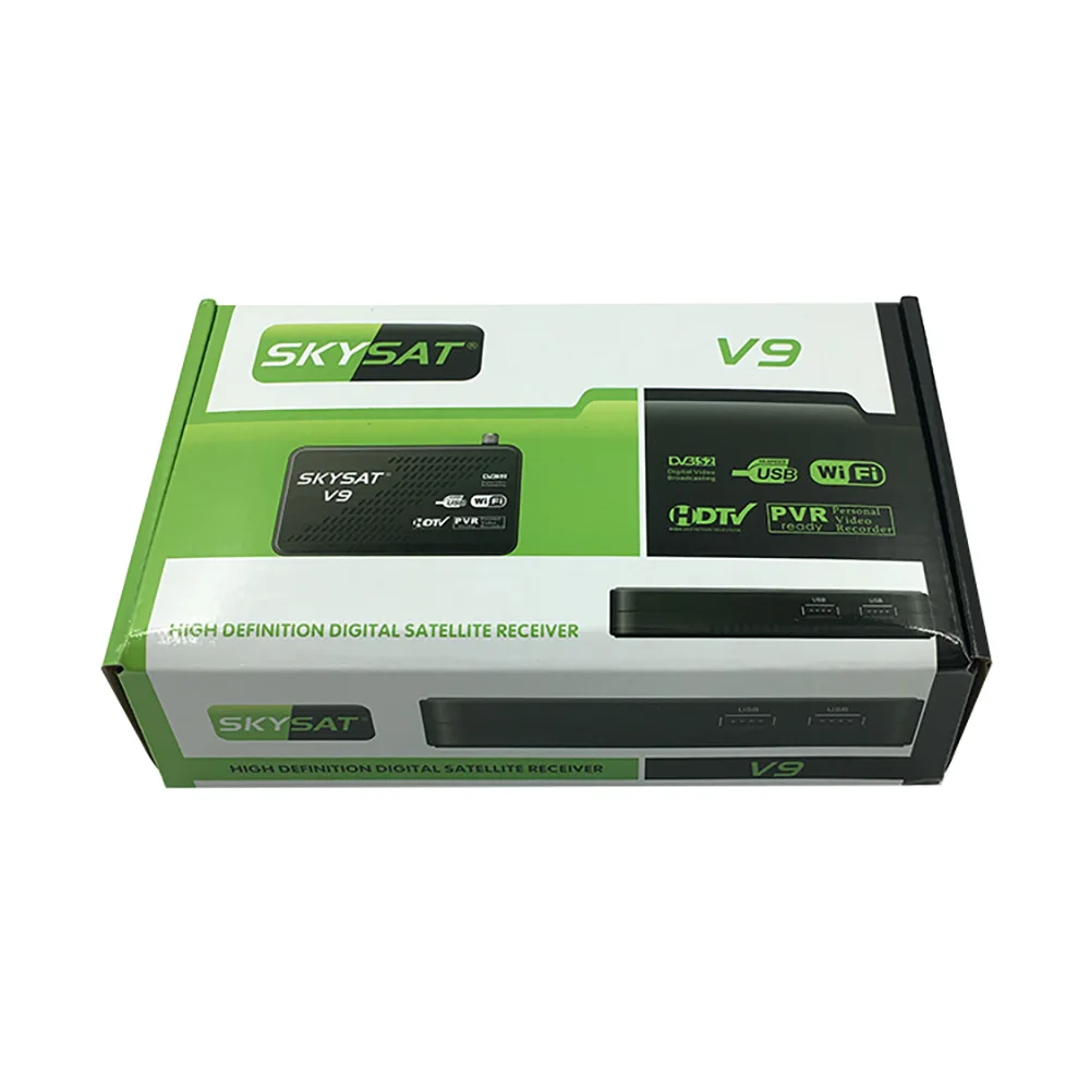 [5 шт.] ресивер DVB S2 спутниковый Поддержка сервера Cline Cccamd Spain Powervu Biss SKYSAT V9 PK Freesat