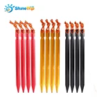 Shinetrip 4 шт.лот 18 см палатка из алюминиевого сплава для кемпинга металлическая палатка колышка с веревкой аксессуары для кемпинга