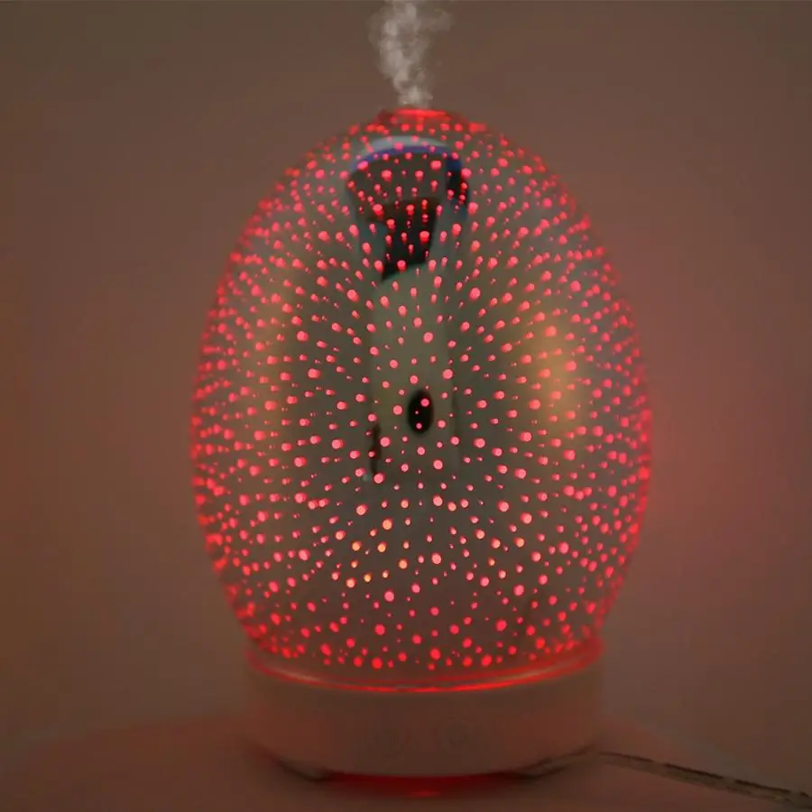 100ml Aroma Ultrasonic Humidifier Essent Oil Diffuse 110-240V LED Light Essential Diffuser Air | Бытовая техника