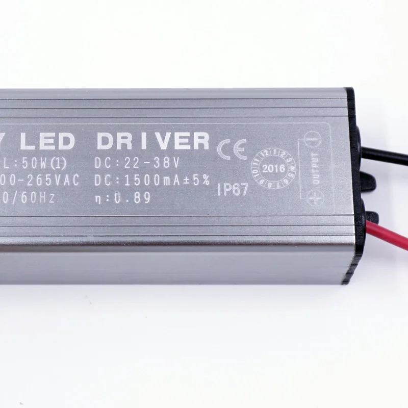 Светодиодный источник питания 10 Вт 20 30 50 70 преобразует AC100 265V в DC22 38V драйвер для