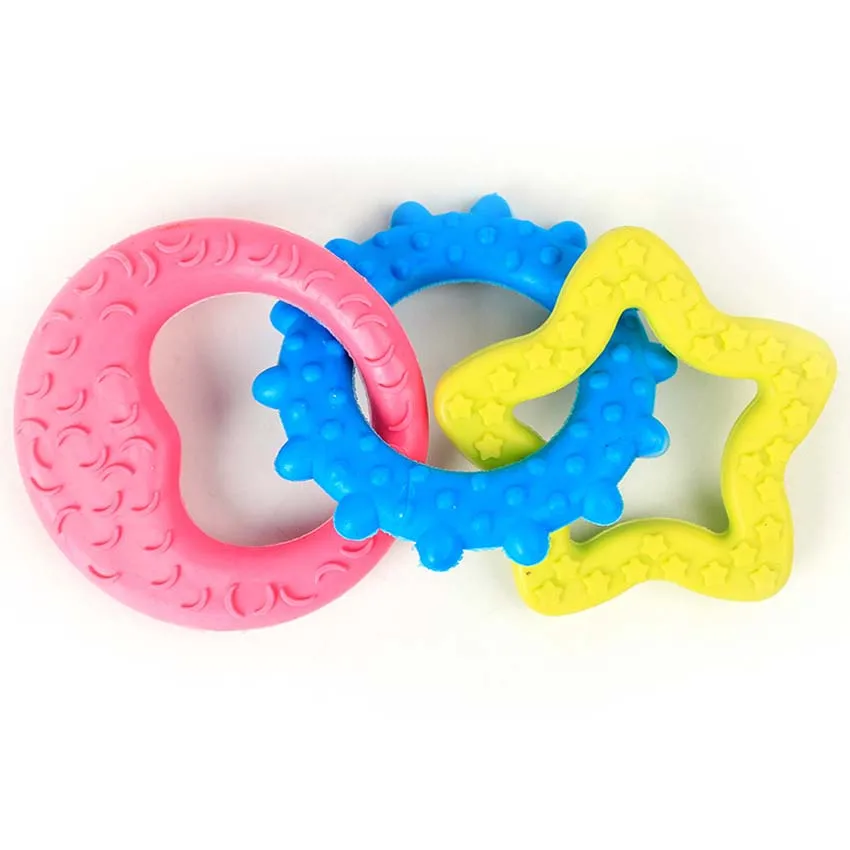 3 шт./компл. игрушки для собак Обучающие товары домашних животных цвета круглое