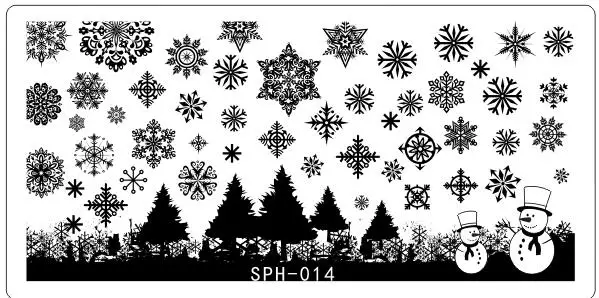 8 шт. Новый Хорошее качество прямоугольник штамп шаблон ногтей Таблички