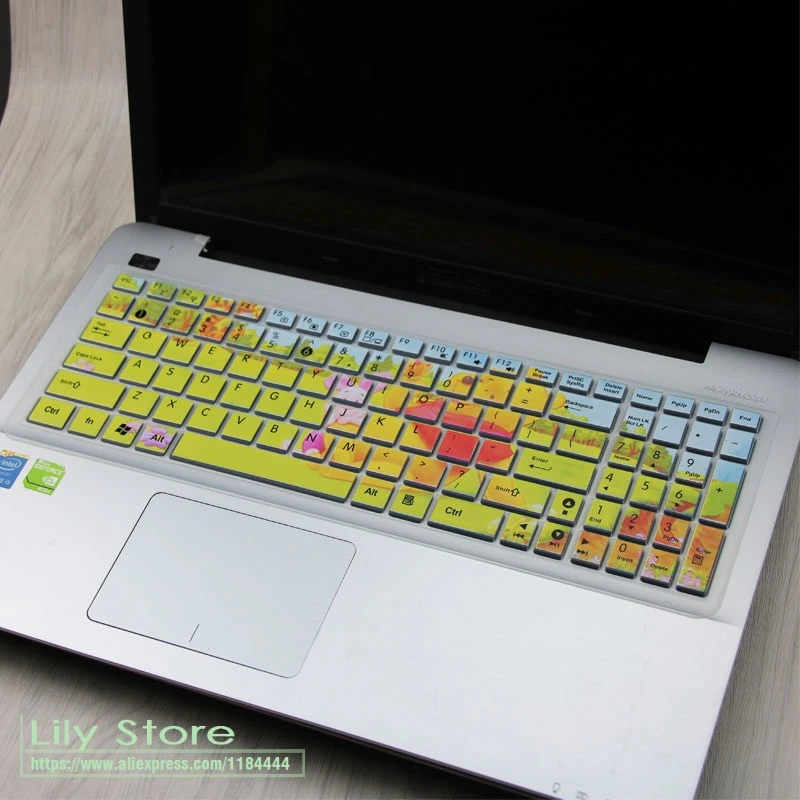 Силиконовая защитная накладка на клавиатуру для Asus Vivobook Max F541 F541Sa F541Sc F541Ua F541Uv F540Up