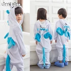 Новое поступление, зимняя Фланелевая пижама с единорогом для мальчиков и девочек, детские одеяла, одежда для сна, единорог для мальчиков