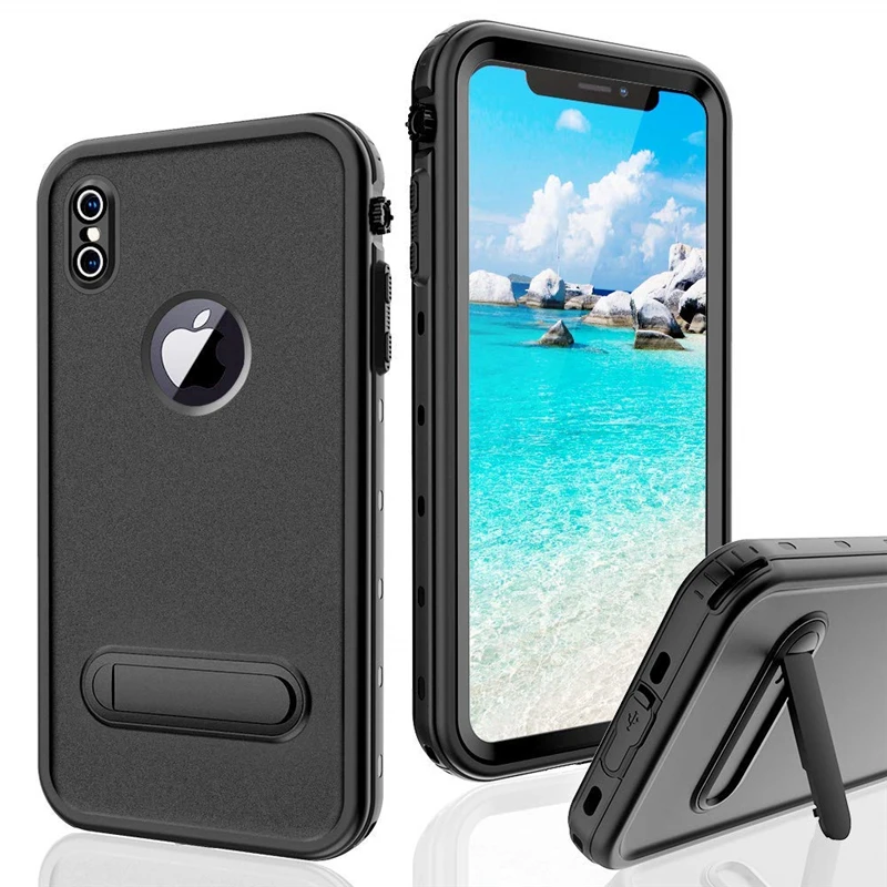 100% реальные Водонепроницаемый чехол для iPhone XR XS Max противоударный бассейн