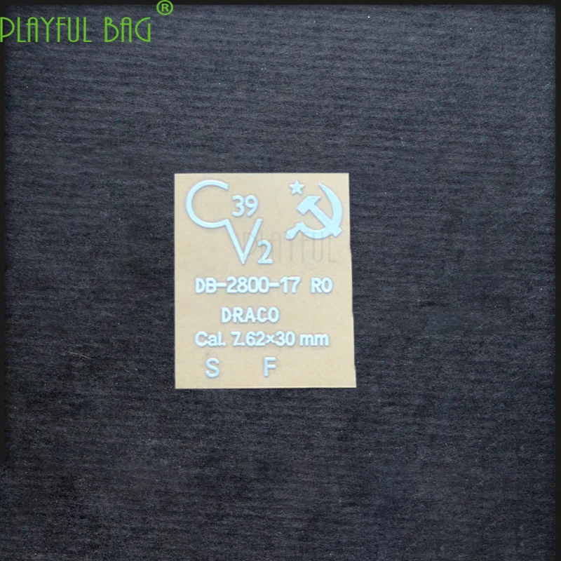 Уличная активность CS AK металлическая Водонепроницаемая самодельная наклейка AK2