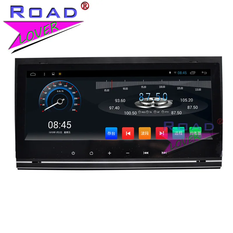 Roadlover Android 7 1 8 дюймов Автомобильный GPS навигационный плеер для Audi A4 2002 2003 2004 2005 2006