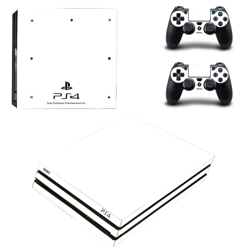 Стикеры для консоли PlayStation 4 и 2 контроллеров PS4 Pro однотонные виниловые наклейки