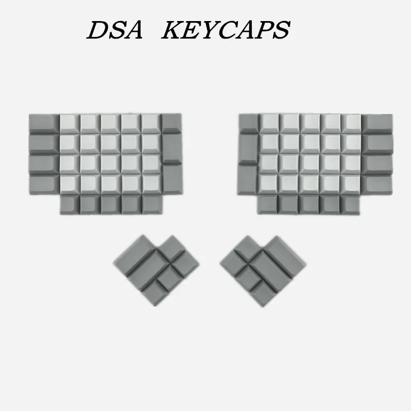 Клавиши ergodox pbt Белые Черные Серые dsa пустые колпачки для механической игровой