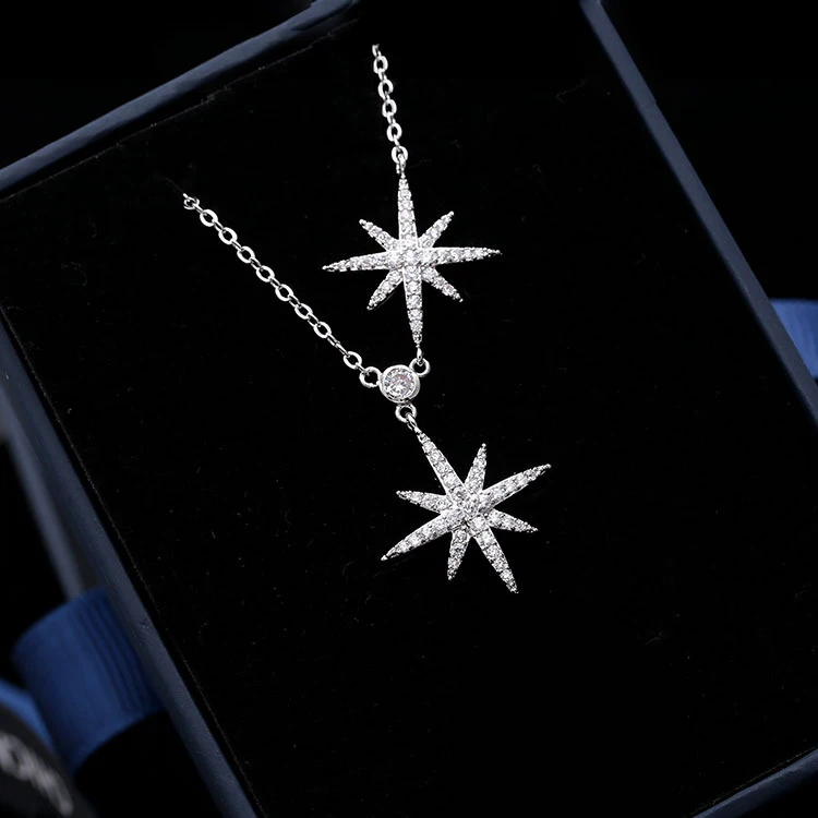 Модное ожерелье OL с подвесками серебряного цвета цепочка мозаичная выложенная AAA