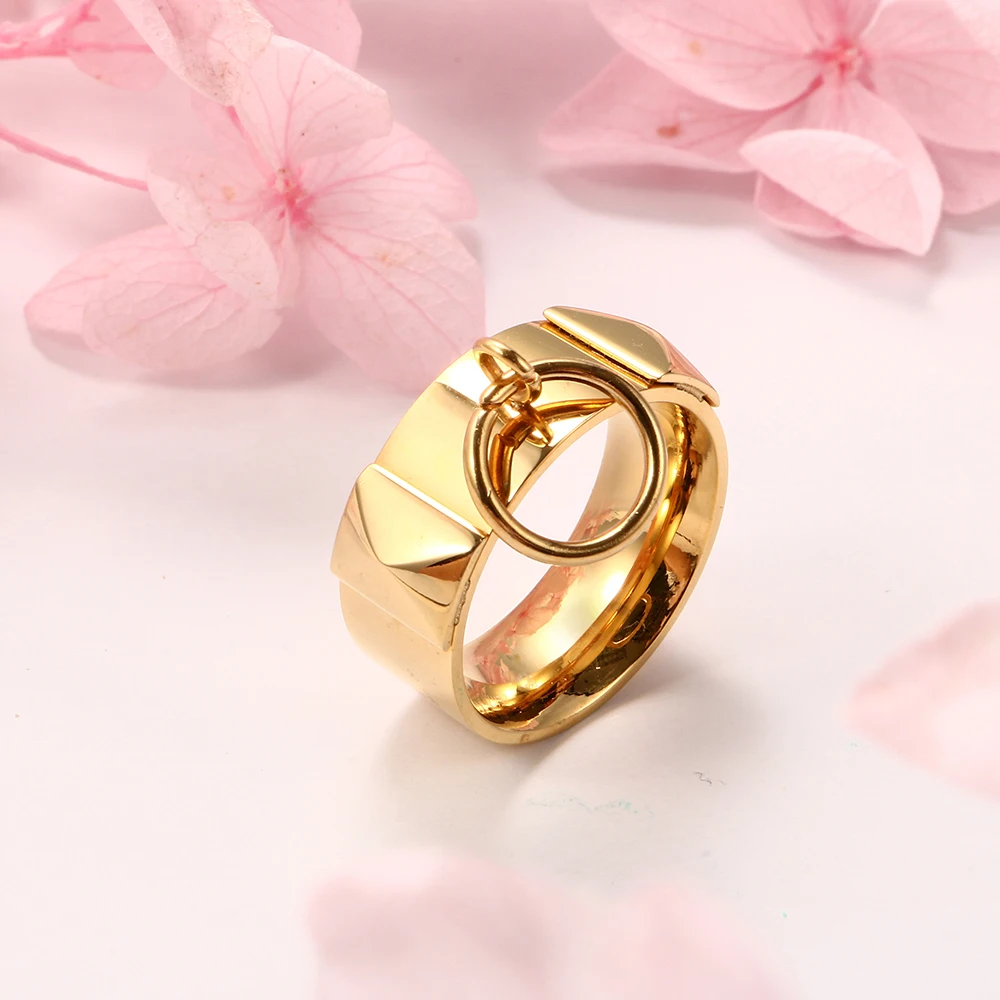 JOVO новые круглые дизайнерские кольца для женщин ювелирные изделия из