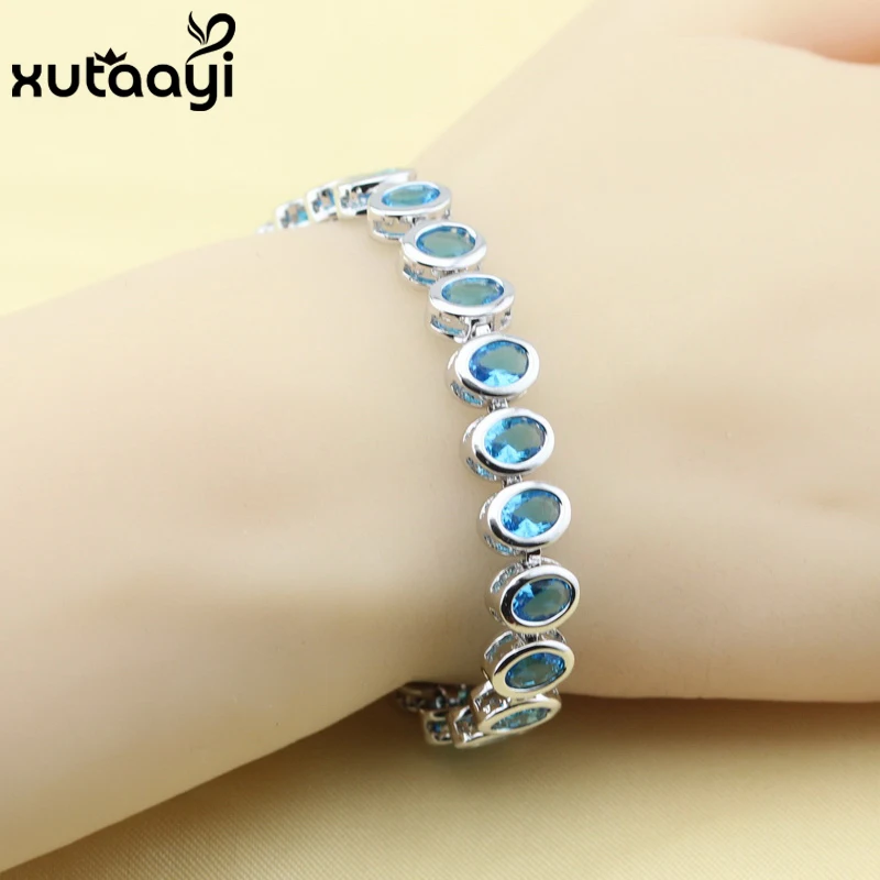 Женский браслет цепочка из серебра с красным гранатом 18 + 2 см|bracelets for|bracelets for