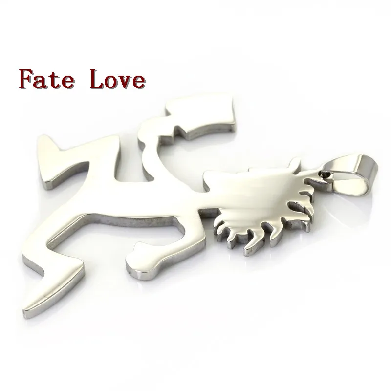 Fate Love 5 предметов в лоте; большие 2 дюйма Hatchetman Шарм ПМС из вулканической лавы Мужская подвеска Juggalo Класс Нержавеющая сталь кулон Подвески Серебро