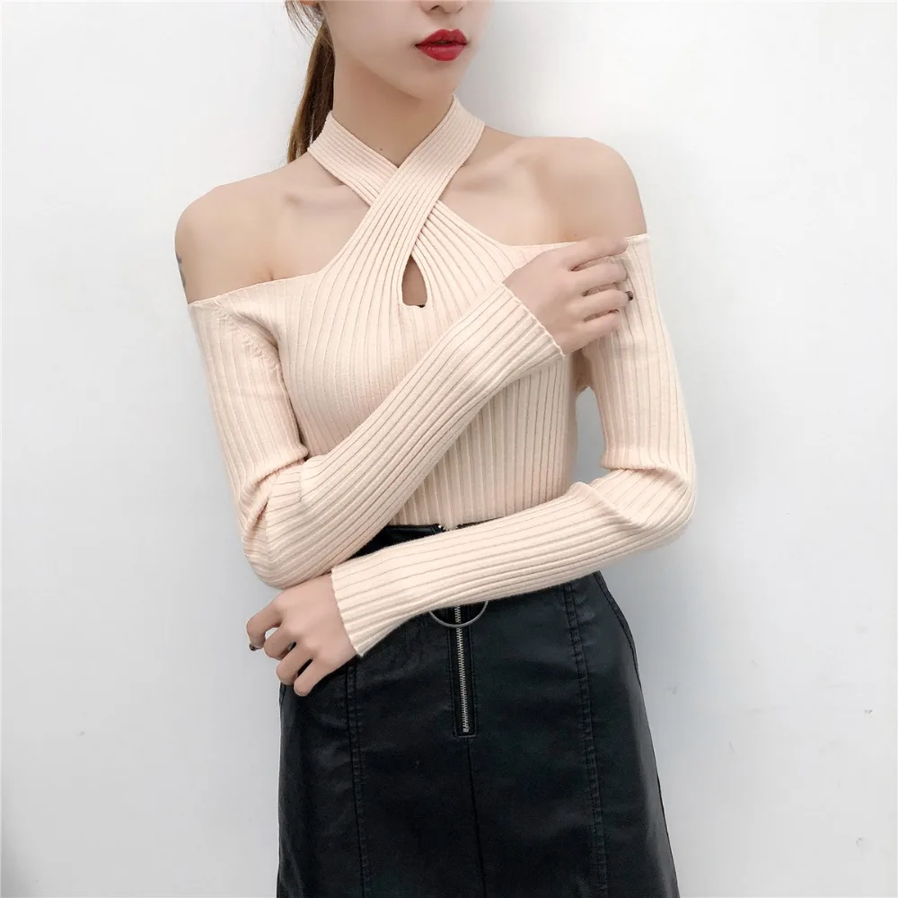 PINBEIQI New Autumn Winter Sweater Women Long Sleeve Pullover Basic Sweaters 2018 Korean Style Soft Knit Tops Female | Женская одежда