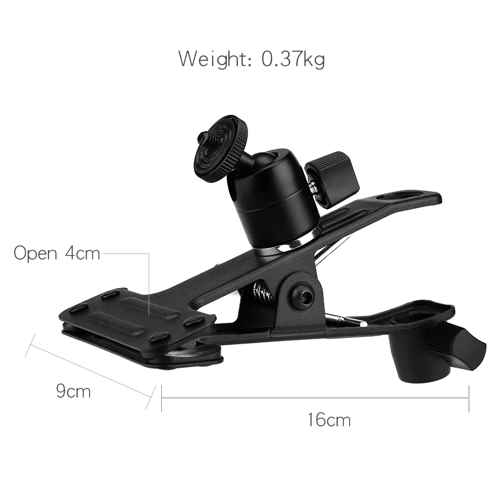 Многофункциональный зажим с шаровой головкой для фотостудии большая вспышка