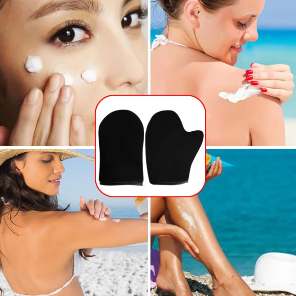 

New Hot Reusable Body Self Tan Applicator Tanning Gloves Cream Lotion Mousse Body Cleaning Glove Self Tanner HJL2018