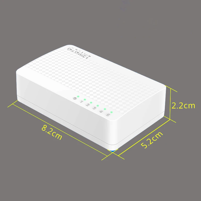 Белый Чехол, мини-коммутатор ethernet, 4 порта, Настольная сеть, SOHO, RJ45, LAN концентратор, маленький коммутатор для дома 100