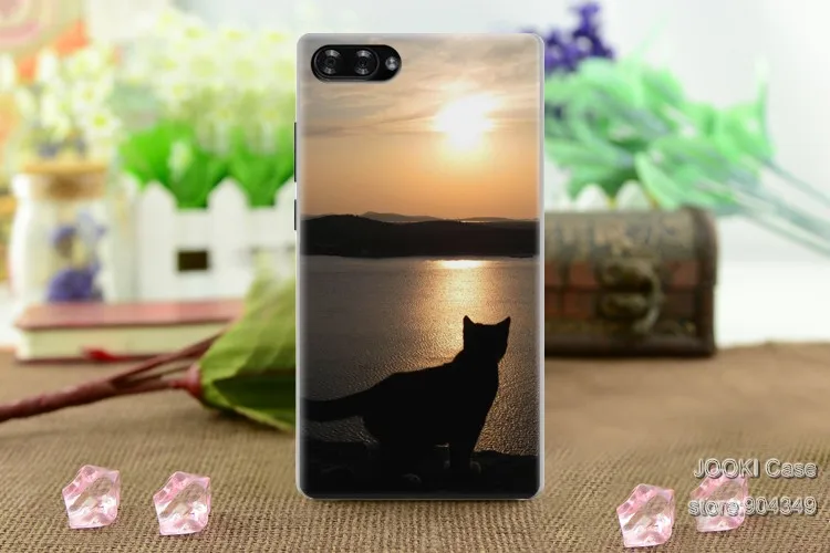 JOOKI чехол Bluboo S1 чехол пластиковый защитный чехол s для Fundas Bluboo S1 Чехлы Прозрачная Тонкая задняя крышка милый розовый узор
