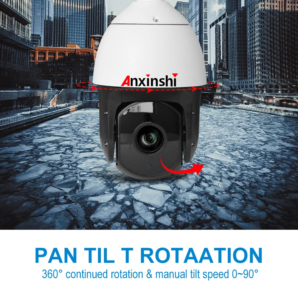 H.265 умный анализ 1080P HD PTZ IP камера sony сенсор 2mp Starlight ИК лазер 300 м зум для лица автоматическое отслеживание сети POE Onvif