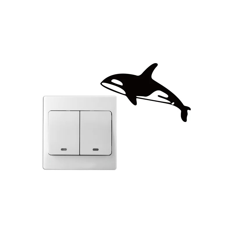 Наклейка на стену в виде рыбьего животного|Обои| |