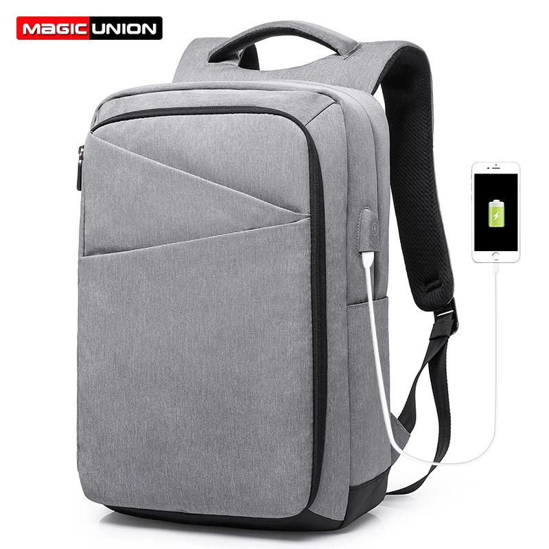 Рюкзак мужской из ткани Оксфорд с USB портом для зарядки|Мужские рюкзаки| |