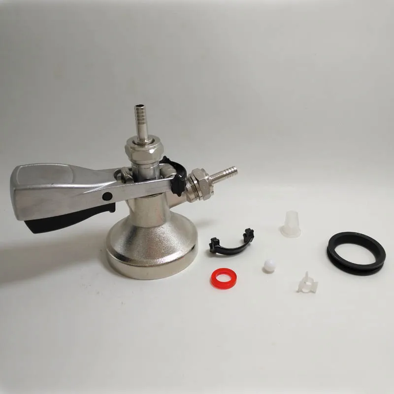 

Homebrew G type keg coupler with spare parts G type keg coupler Beer Tap faucet System "G" Coupler bar accessories tool