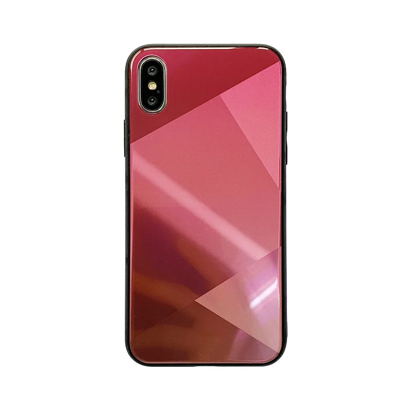 GlamPhoneCase 3D цветной градиентный лазерный чехол для телефона iPhone XS Max XR X 8 8plus 7 7plus 6 / 6S