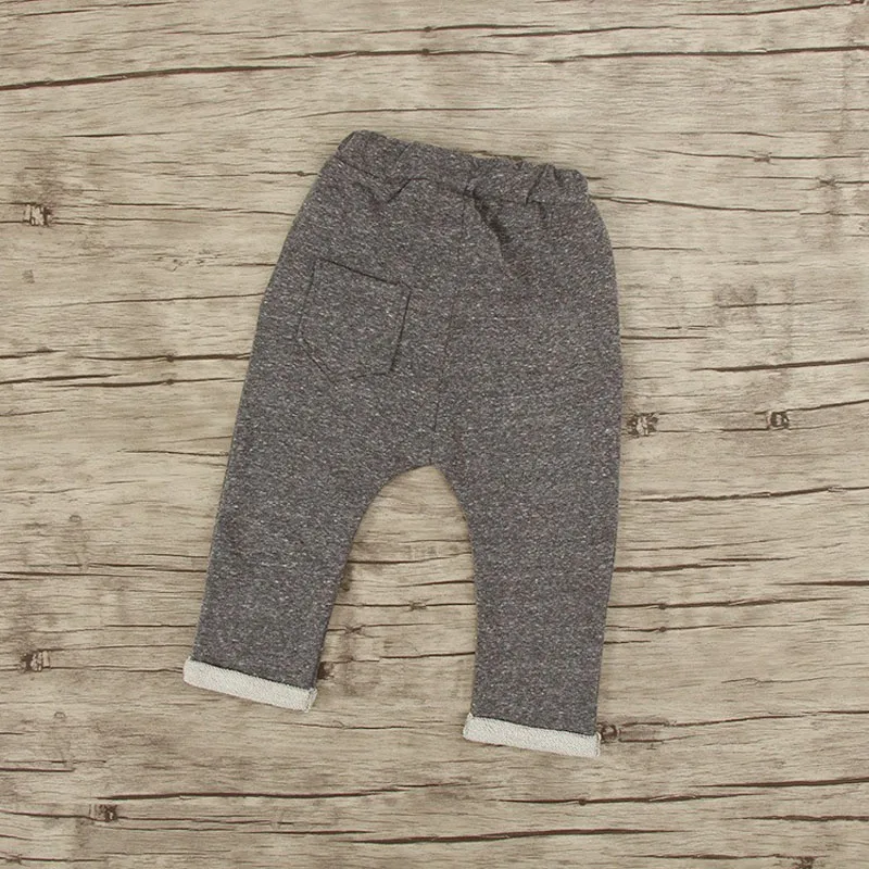 Штаны для маленьких мальчиков хлопковые демисезонные штаны малышей одежда