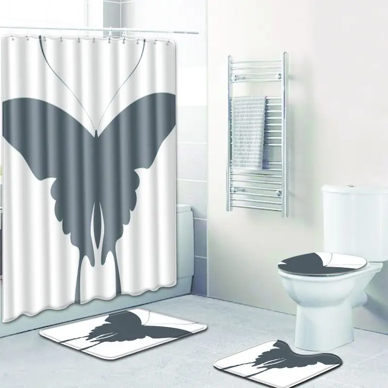 4 шт. мужские полки для мозгов Banyo Paspas коврики для ванной комнаты Набор ковриков для ванной нескользящие Tapis Salle De Bain Alfombra Bano