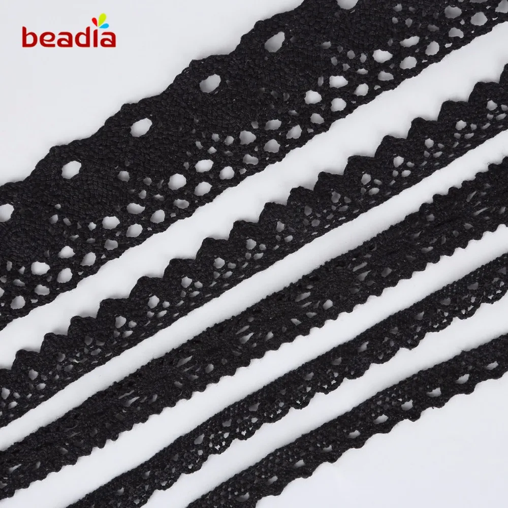 Новое поступление 5 ярдов многоразмерная черная ткань для шитья одежды