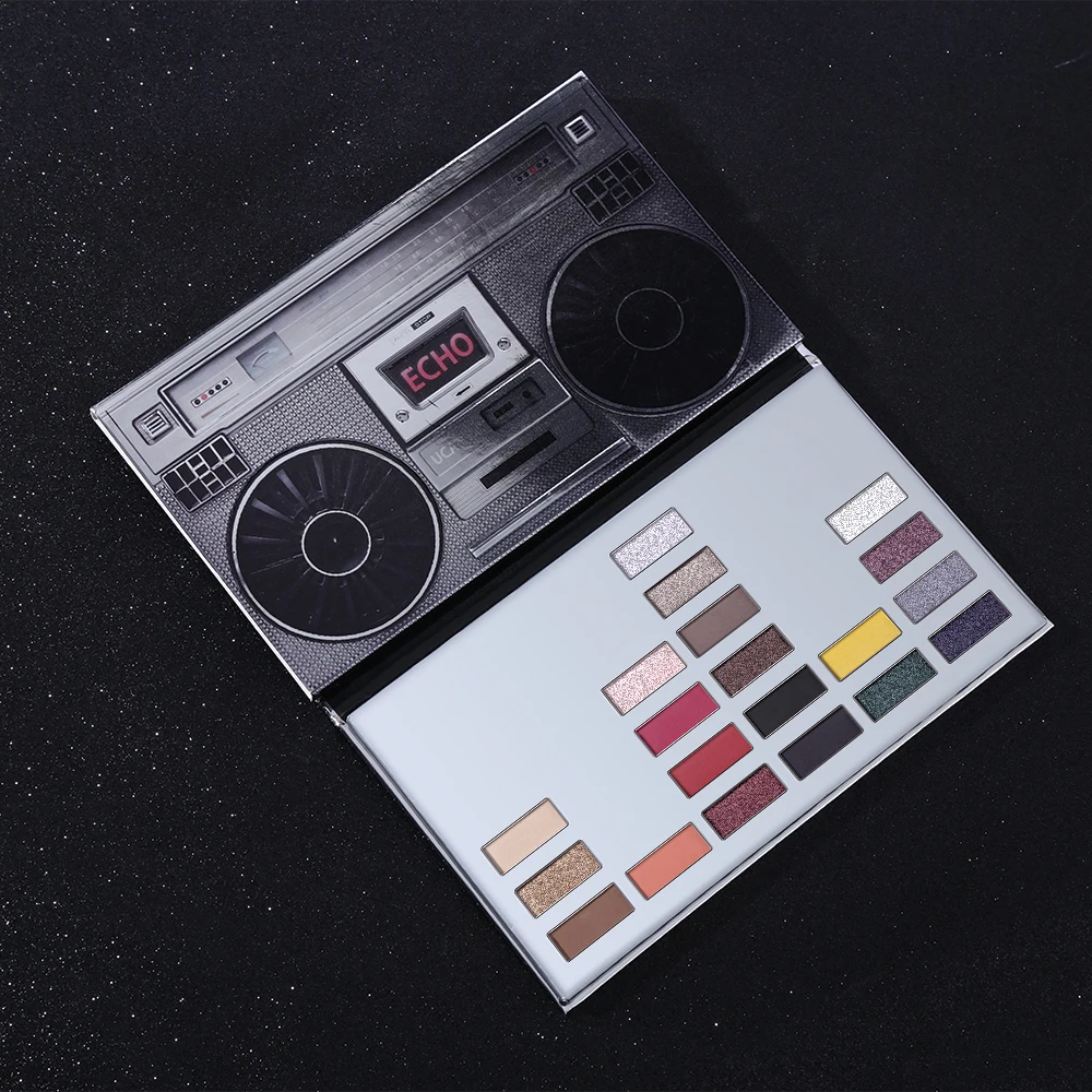 UCANBE Косметика ECHO Boombox 20 цветов Палитра теней для век макияж мерцающий матовый блеск Тени для век водонепроницаемый пигментированный телесный