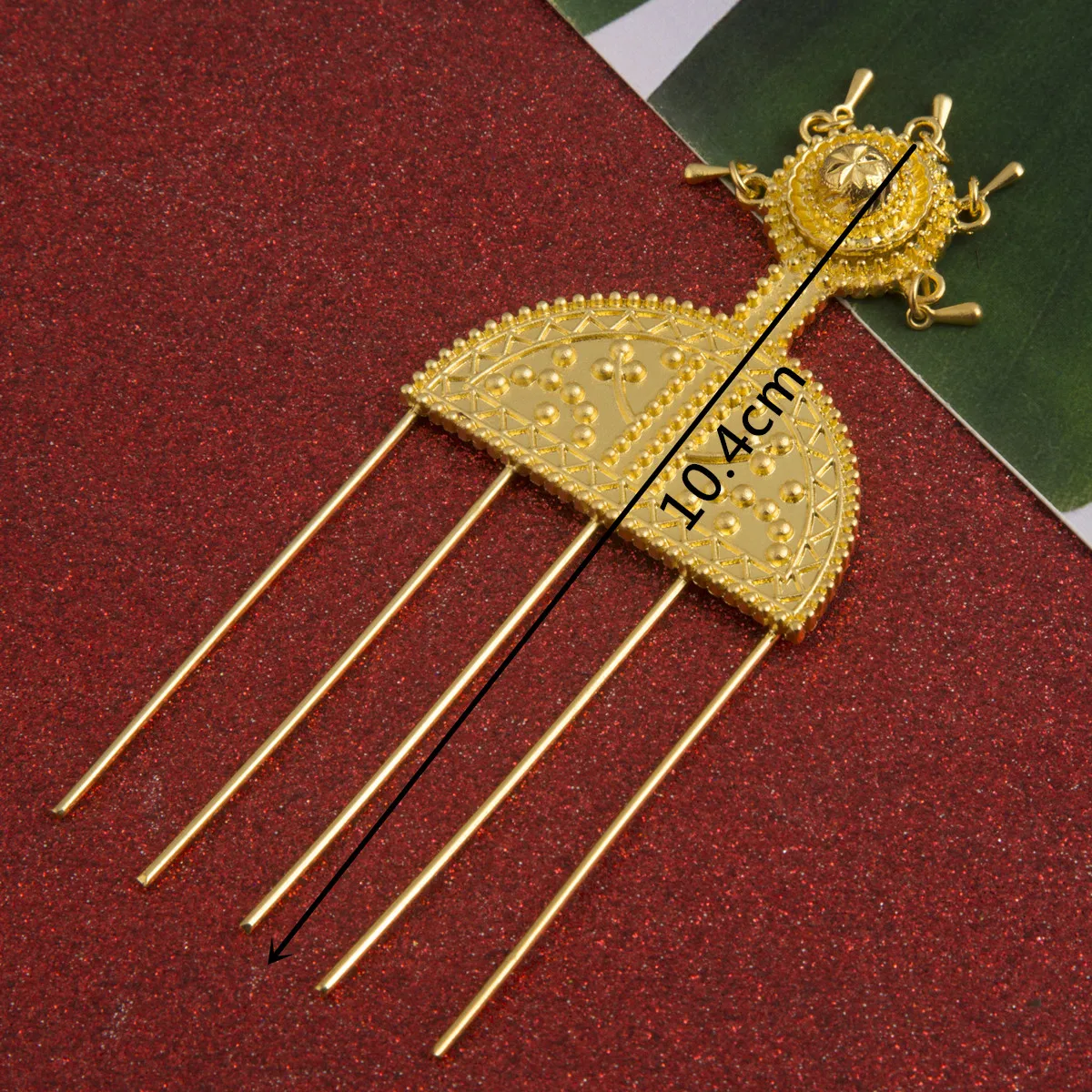 Эфиопские гребни для волос золотого цвета Эфиопия африканская шпилька Эритрея