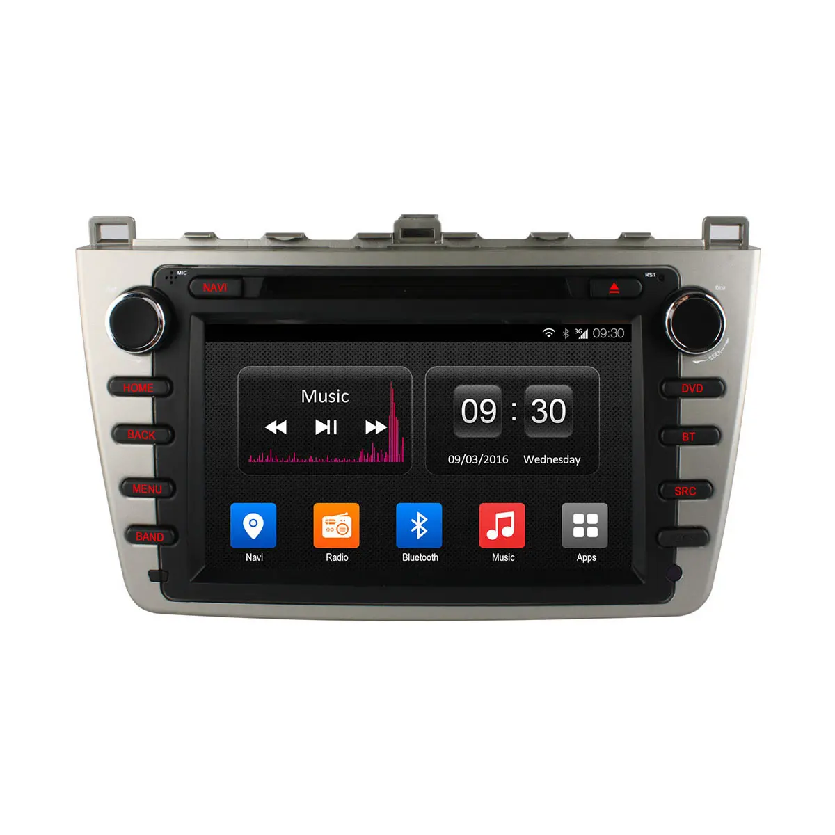Ownice Quad Core Android4.4 автомобилей dvd gps для Mazda 6 2008-2012 авторадио Мультимедиа с wi-fi видео