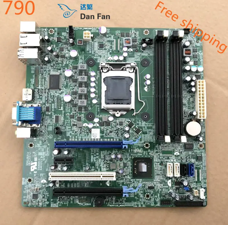 Десктопная материнская плата для DELL Optiplex 790 990 MT 100% протестированная Полная