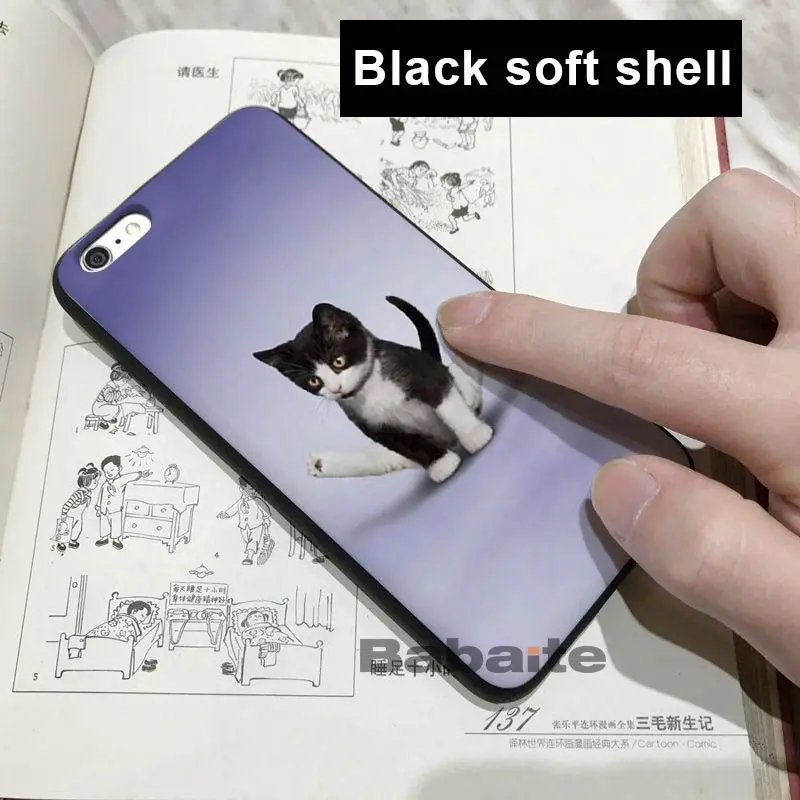 Babaite Йога кошки собаки мобильные телефоны задняя крышка TPU чехол для iPhone 8 7 6 6S Plus 5