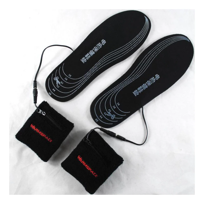 Стельки с электрическим подогревом стельки для зимней обуви зарядкой от USB из