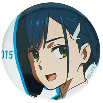 Значок аниме DARLING in the FRANXX: 002 Zero Two HIRO ICHIGO Kokoro Miku Goro Zorome металлический значок брошь на булавке - Окраска металла: 03 ICHIGO 015