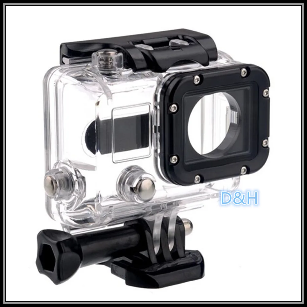 Новый водонепроницаемый чехол для GoPro Hero 3 + 4 hero 5 стандартный защитный подводной