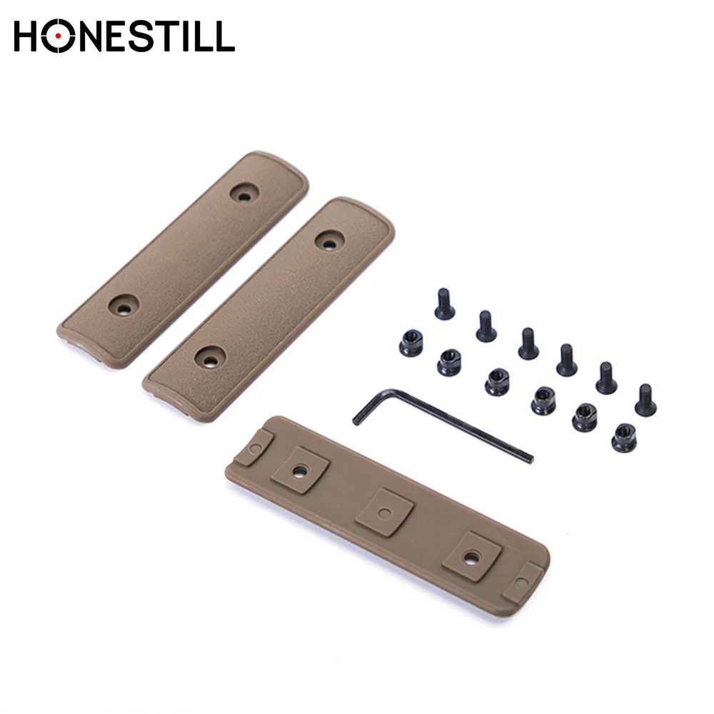 HONESTILL 3 шт. тактические 4 дюйма Keymod Rail панель Handguard Чехлы для ключей Mod защитные Охотничьи аксессуары