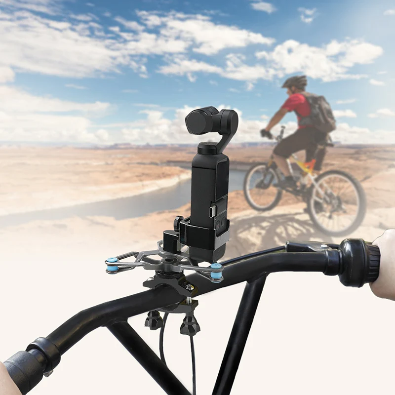 Карманный карданный стабилизатор для DJI OSMO держатель велосипеда кронштейн зажим