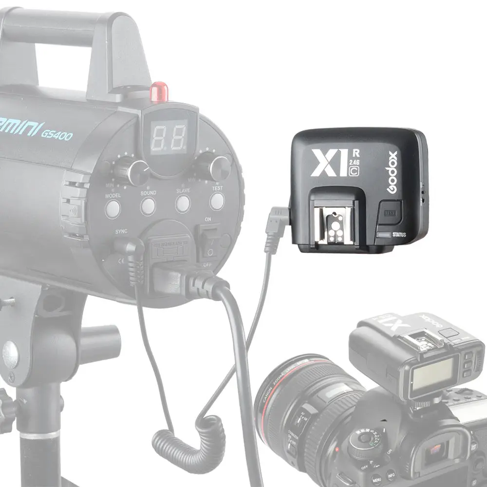 Godox X1C X1R-C X1R-N X1R-S ttl 2,4G Беспроводной приемник ttl 2,4G Беспроводной приемник для цифровой зеркальной камеры CANON NIKON sony