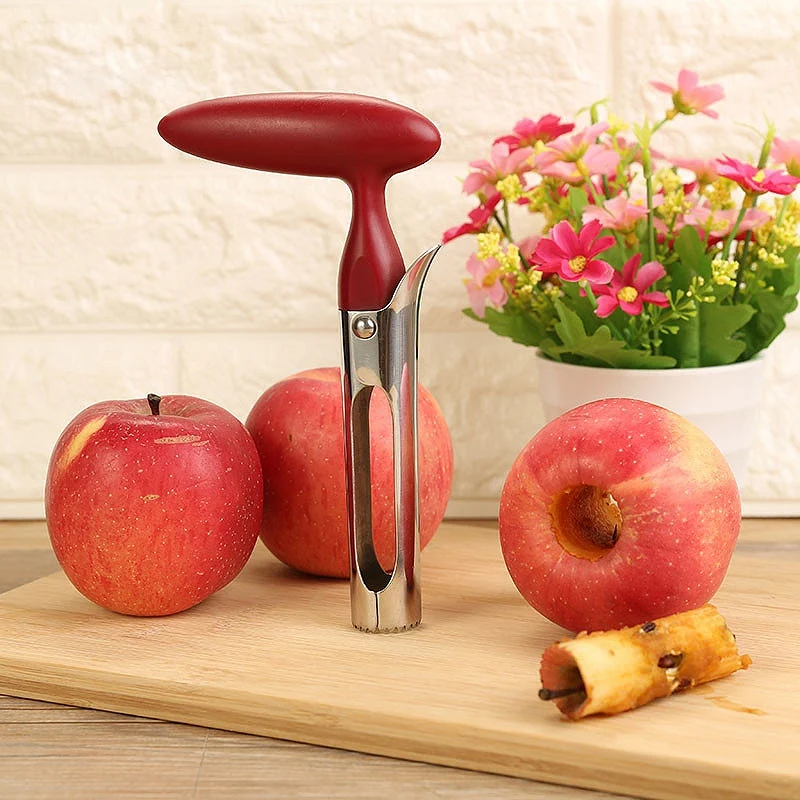 

Stainless Steel Kitchen Gadget Tool Fruit Seeder Core Remover Fruit Vegetable Tools Apple Pear Corer Easy Twist