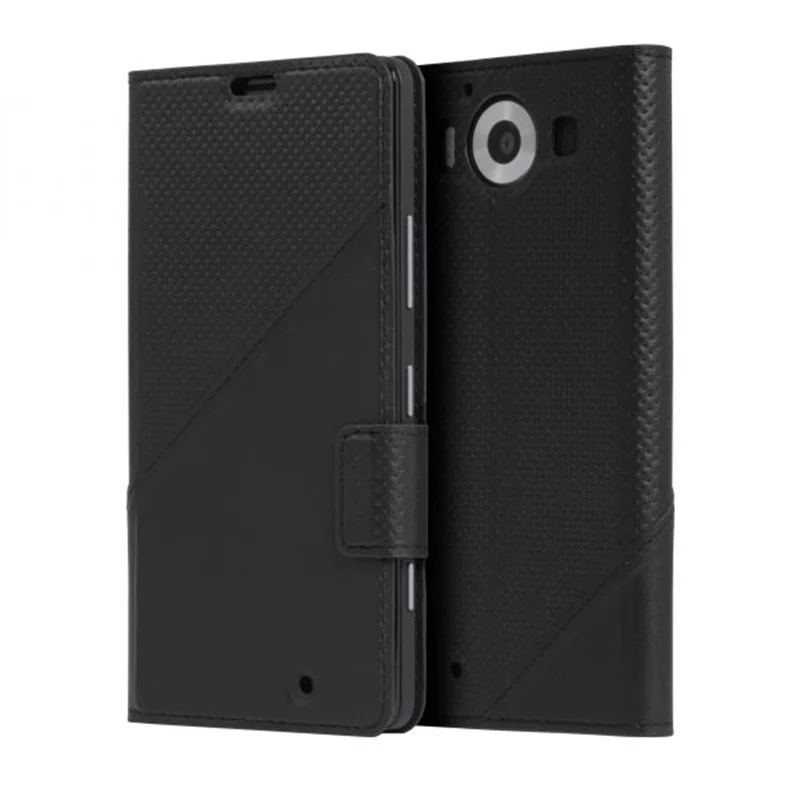 Натуральная Mozo для microsoft lumia 950 кожаный чехол бумажник флип Nokia с откидной