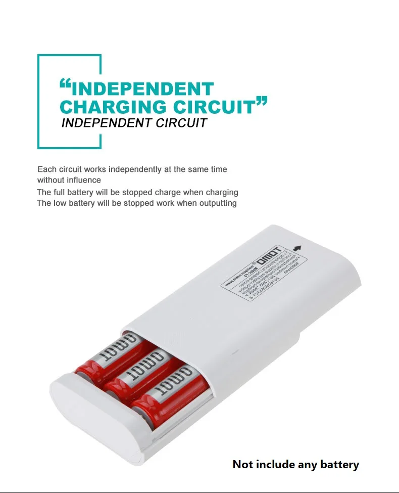 Новый USB умное зарядное устройство 5 В 2A DIY Мобильный запасные аккумуляторы для