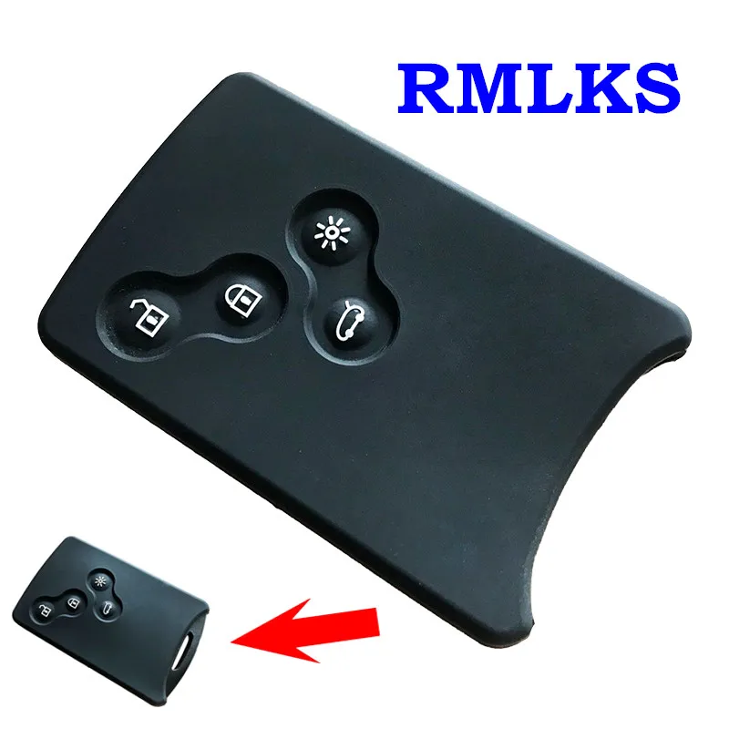 RMLKS силиконовый резиновый чехол для ключа автомобиля защитная наклейка Renault Clio