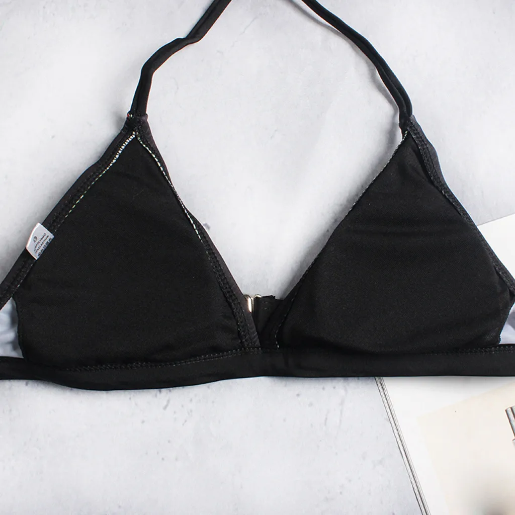 Сексуальный модный Женский Бандаж с высокой талией бикини заполненный