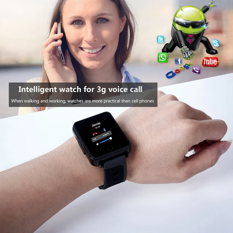 WQ S9 Android Смарт-часы 3G WiFI умные часы 5 1 MTK6580 512M + 4G с камерой 2.0MP GPS трекер активности