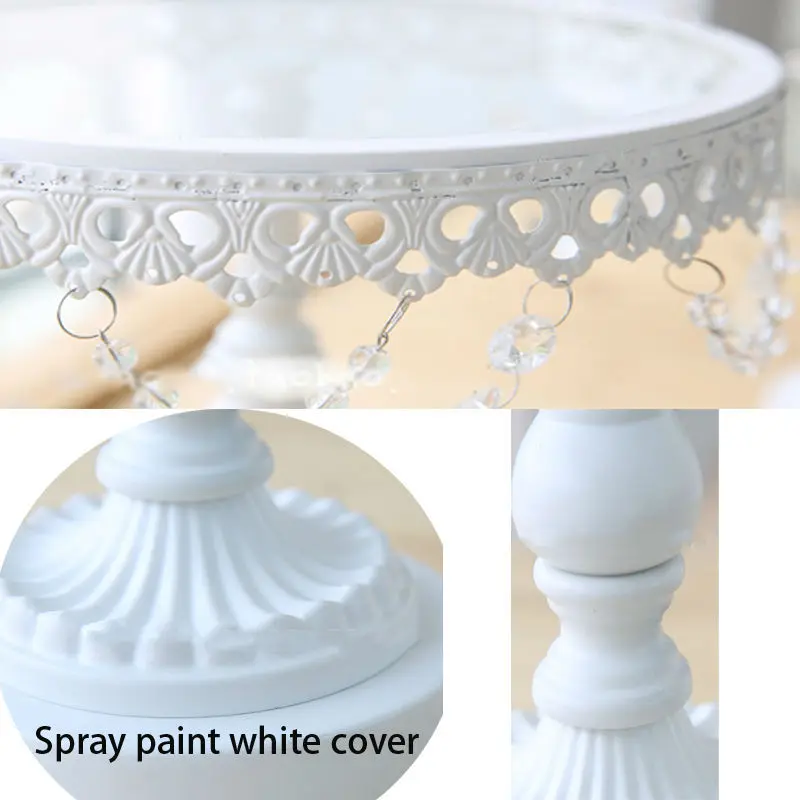 Стеклянная подставка для торта со стразами искусственный десертный стол