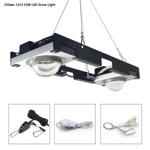 Citizen 1212 200W CREE CXB3590 COB светодиодный светильник для выращивания полный спектр 100 Вт 200 Вт Citizen светодиодный светильник для выращивания растений для комнатных палаток теплиц гидропоники - Испускаемый цвет: Citizen 1212 200W